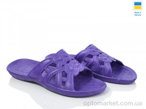 Купить Шльопанці жіночі Cross SV009 троянда фіолет Cross фіолетовий