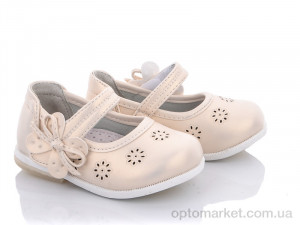 Купить Туфлі дитячі D101 gold Clibee бежевий