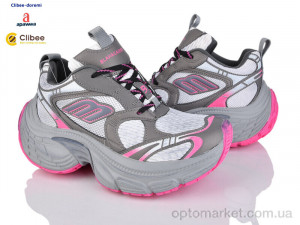 Купить Кросівки жіночі D23991 grey-pink Apawwa сірий