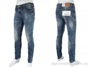 Джинси чоловічі D3002(05869) blue LS.Luwans синій  оптом от Optomarket