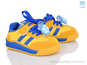 Купить Кросівки дитячі D37171 жовто-синій Deerway жовтий