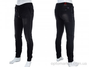 Джинси чоловічі D5046X black Ggraces чорний  оптом от Optomarket