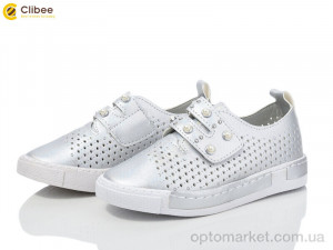 Купить Сліпони дитячі D62 silver Clibee срібний