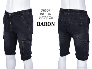 Шорти чоловічі D6507 Baron чорний  оптом от Optomarket