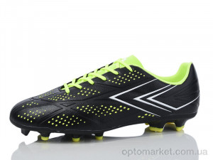 Купить Футбольне взуття чоловічі DIMB25627-2 black-white-lemon Difeno чорний