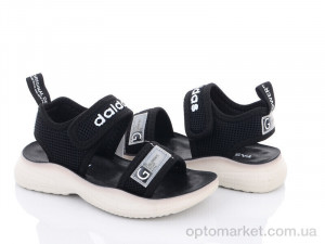 Сандалі дитячі DL46(B16) black-white Angel чорний  оптом от Optomarket
