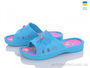 Купить Шльопанці дитячі DS ППЖ 05 бірюза DS блакитний