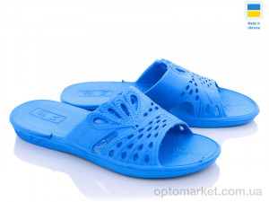 Купить Шльопанці жіночі DS Украина ПЖ31 сіная широкая DS синій