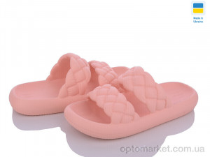 Купить Шльопанці жіночі DSL64 персиковий Demur рожевий