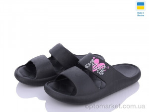 Купить Шльопанці жіночі DSL69 чорний Demur чорний