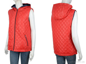 Жилетка жіночі ДЖ2 red (04328) Obuvok червоний  оптом от Optomarket