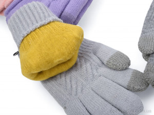 Рукавички дитячі E0639 mix Корона мікс  оптом от Optomarket