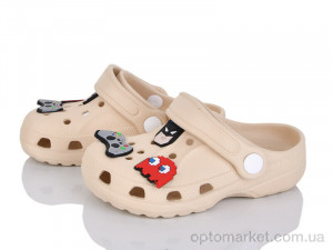 Купить Крокси дитячі E200-3B BABYSHOP бежевий
