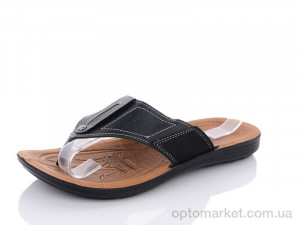 Купить Шльопанці чоловічі E3105B black Oscar чорний