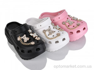 Купить Крокси жіночі E8829 mix Slippers мікс