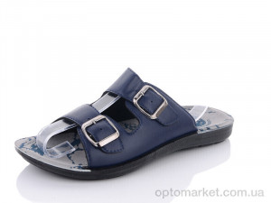 Купить Шльопанці чоловічі E9055Ш blue Oscar синій