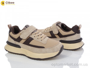 Купить Кросівки дитячі EC300 khaki-brown Clibee коричневий