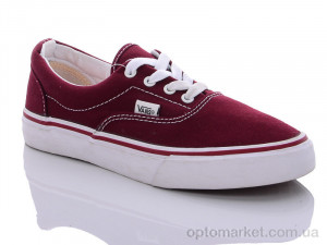 Купить Кросівки жіночі Эра wine-red V-ans бордовий