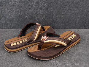 Шльопанці дитячі ETGW9275 d.brown Kito коричневий  оптом от Optomarket