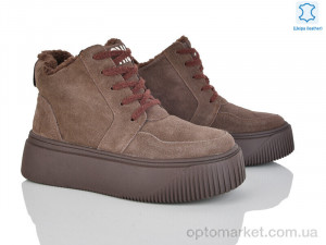 Купить Черевики жіночі F001-1 Canoa коричневий