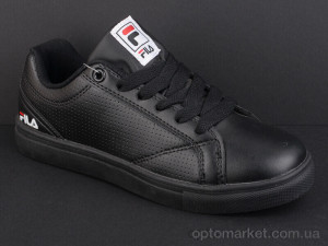 Кросівки жіночі F01 чорно-білий F.la чорний  оптом от Optomarket