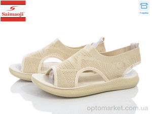 Купить Босоніжки жіночі F125-10 Saimaoji бежевий