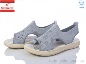 Купить Босоніжки жіночі F128-2 Saimaoji сірий
