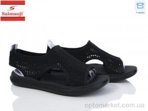 Купить Босоніжки жіночі F129-1 Saimaoji чорний