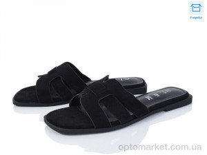Купить Шльопанці жіночі F175-1 L&M чорний