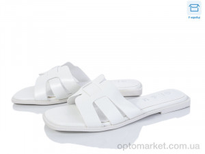 Купить Шльопанці жіночі F175-3 L&M білий