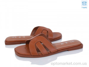 Купить Шльопанці жіночі F177-3 L&M коричневий