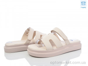 Купить Шльопанці жіночі F183-2 L&M бежевий
