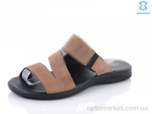 Купить Шльопанці чоловічі F27 бежевий J.rdan коричневий