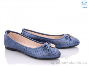 Купить Балетки жіночі F28-3 blue Aba синій