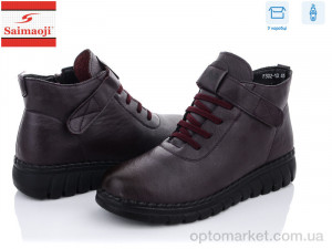 Купить Черевики жіночі F302-10 Saimaoji бордовий