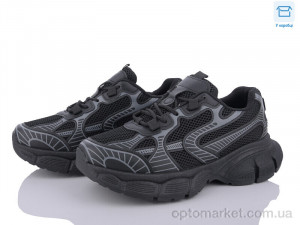 Купить Кросівки жіночі F305-1 YZY чорний