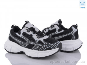 Купить Кросівки жіночі F305-2 YZY чорний