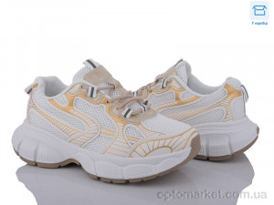 Купить Кросівки жіночі F305-4 YZY білий