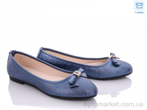 Купить Балетки жіночі F32-3 blue Aba синій