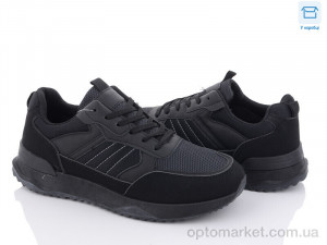 Купить Кросівки чоловічі F335-1 YZY чорний