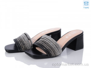 Купить Шльопанці жіночі F55-1 L&M чорний