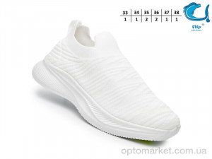 Кросівки дитячі F65075A Флип білий  оптом от Optomarket