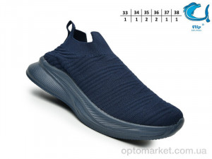 Кросівки дитячі F65075E Флип синій  оптом от Optomarket