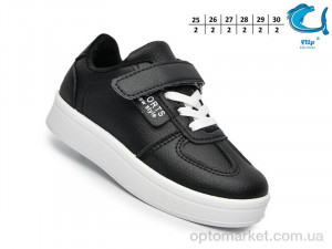 Кросівки дитячі F65090A Флип чорний  оптом от Optomarket