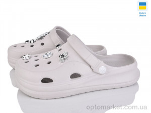 Купить Крокси жіночі F652 сірий Fogo сірий