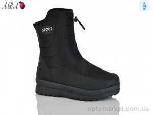 Купить Дутики жіночі F833 black Aba чорний