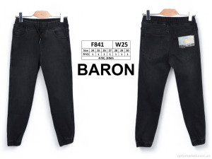 Джинси дитячі F841 фліс Baronjns чорний  оптом от Optomarket