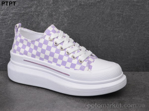 Кеди жіночі F892-17 PTPT фіолетовий  оптом от Optomarket