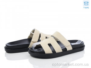 Купить Шльопанці жіночі F902-2 L&M бежевий