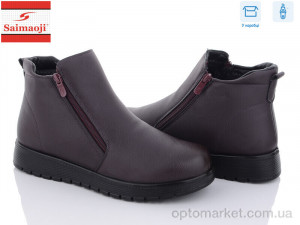 Купить Черевики жіночі FB17-10 Saimaoji бордовий